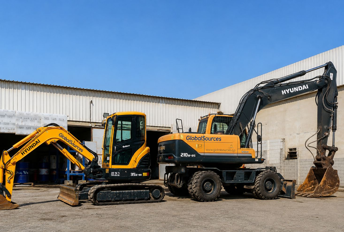 excavator rental Qatar