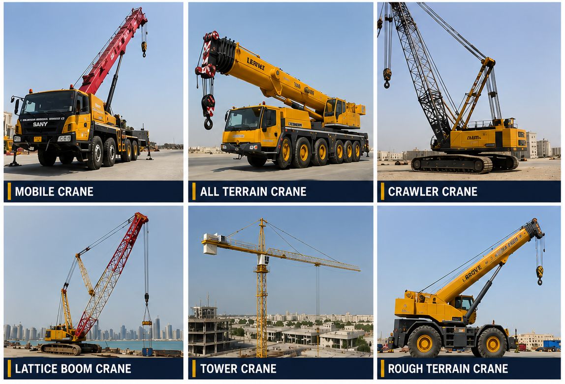 crane rental company Qatar